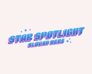 Cute Cyber Star logo design