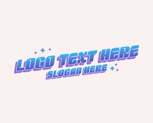 Wordmark - Cute Cyber Star logo design