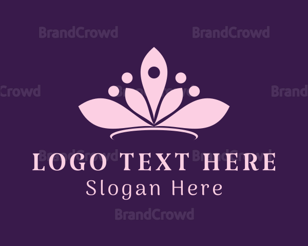 Beauty Stylist Crown Logo