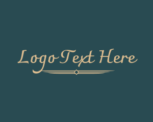 Letterhead - Luxury Upscale Brand logo design