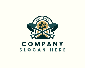 Shovel Garden Landscaping Logo