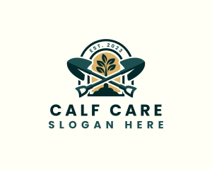 Shovel Garden Landscaping logo design