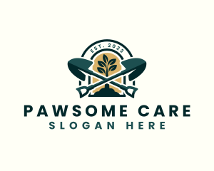 Shovel Garden Landscaping logo design