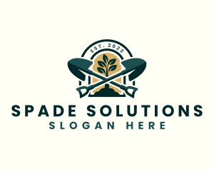 Shovel Garden Landscaping logo design