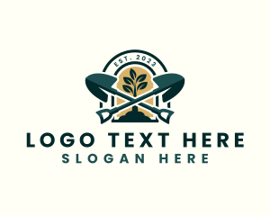 Shovel Garden Landscaping Logo