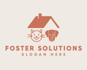 Animal House Foster logo design