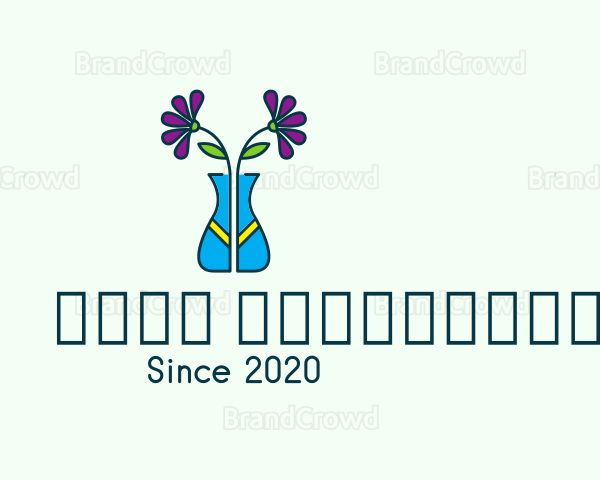 Ornamental Flower Vase Logo