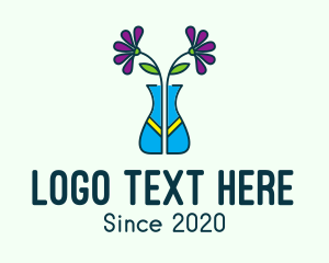 Blooming - Ornamental Flower Vase logo design