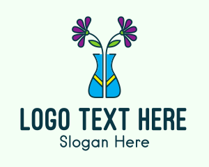 Ornamental Flower Vase Logo