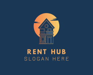 House Sunset Realty logo design