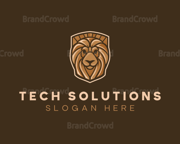 Lion Shield Company Logo