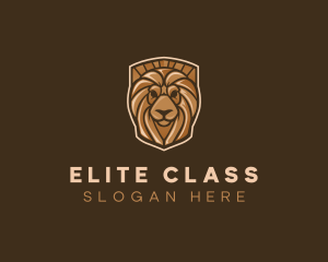 First Class - Lion Shield Company logo design