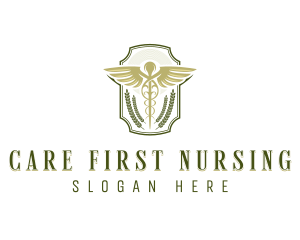 Nursing - Medical Laboratory Caduceus logo design