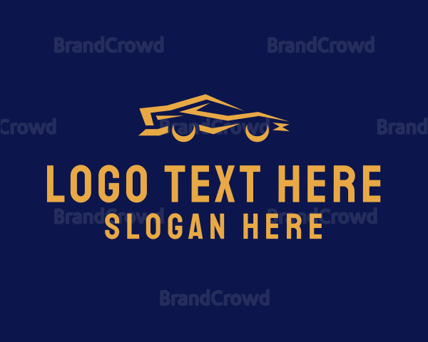 Sports Car Vehicle Logo