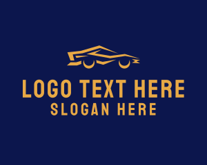 Car - Sports Car Vehicle logo design