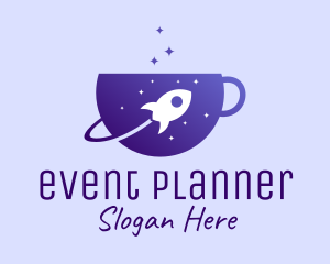 Planet - Outer Space Coffee logo design