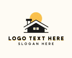 Leasing - Roof Builder Construction logo design