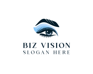 Pretty Woman Eye logo design