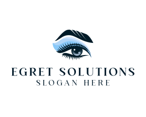 Pretty Woman Eye logo design