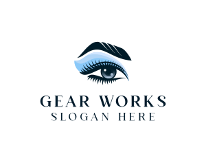 Pretty Woman Eye logo design