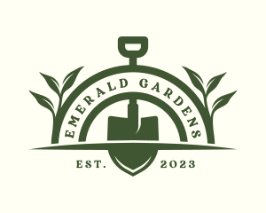 Garden Shovel Plant logo design