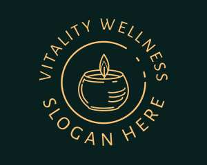 Candle Wax Wellness logo design