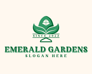 Shovel Leaf Gardening logo design