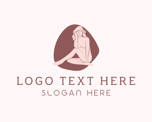 Dermatologist - Naked Sexy Woman logo design