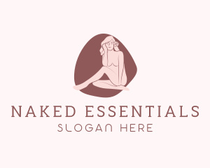 Naked Sexy Woman logo design