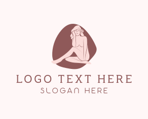 Naked Sexy Woman Logo