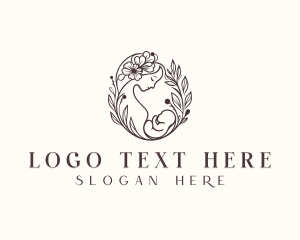 Maternity - Parenting Mother Baby logo design