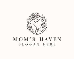 Parenting Mother Baby logo design