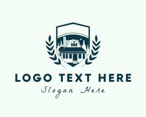 Residential - Countryside Home Mansion logo design