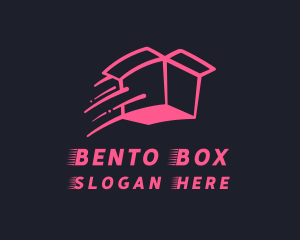 Pink Delivery Box logo design