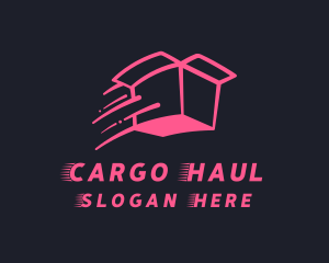 Pink Delivery Box logo design