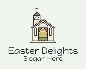 Easter - Easter Egg Church logo design