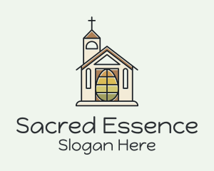 Easter Egg Church logo design