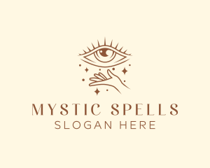 Sorcery - Eye Hand Magic logo design