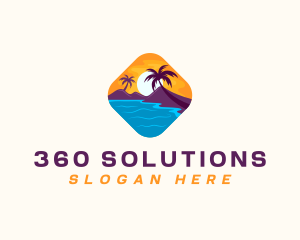 Nature Island Travel logo design