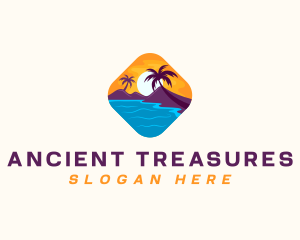 Nature Island Travel logo design