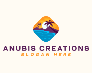 Nature Island Travel logo design