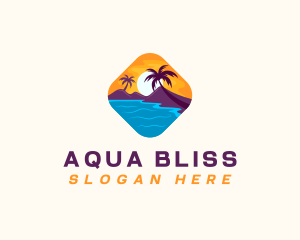 Nature Island Travel logo design