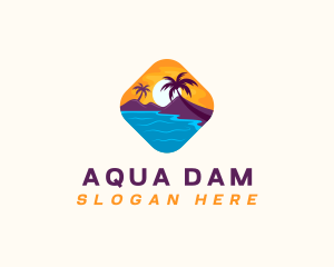 Nature Island Travel logo design