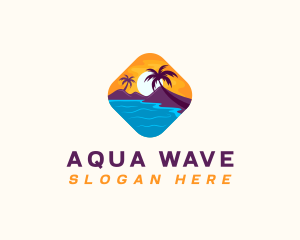 Nature Island Travel logo design