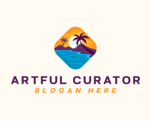 Nature Island Travel logo design