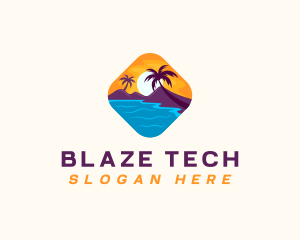 Nature Island Travel logo design