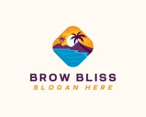 Nature Island Travel logo design