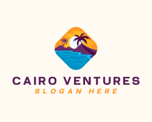 Nature Island Travel logo design