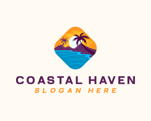 Nature Island Travel logo design