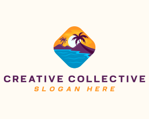 Nature Island Travel logo design